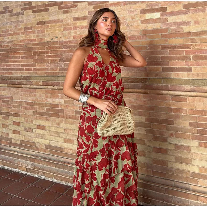 Serenade Tiered-Ruffle Maxi Dress