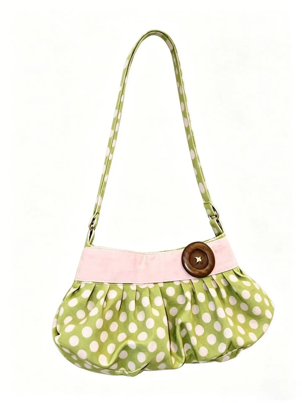 Zuri Contrast-Print Underarm Bag