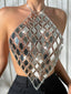 Celeste Mirror Mosaic Festival Top One-piece