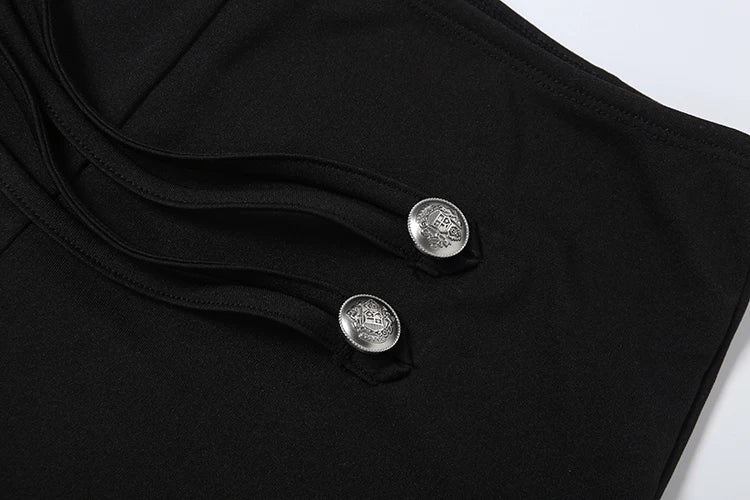 Rogue Buttoned Vest & Shorts Set Two-piece