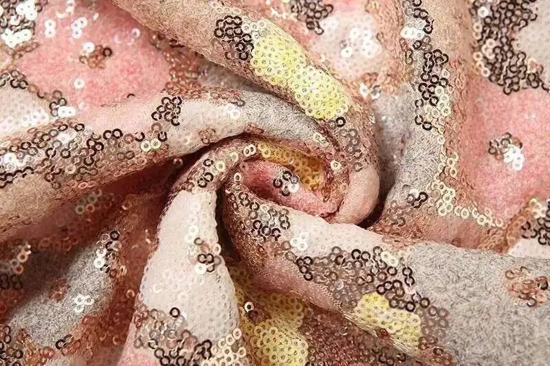 Townlike Floral Sequin bodycon mini dress