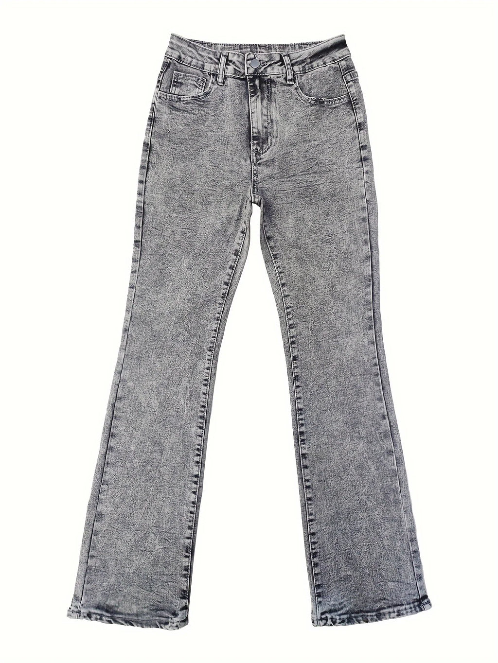 Selene Snow-Wash Bootcut Jeans