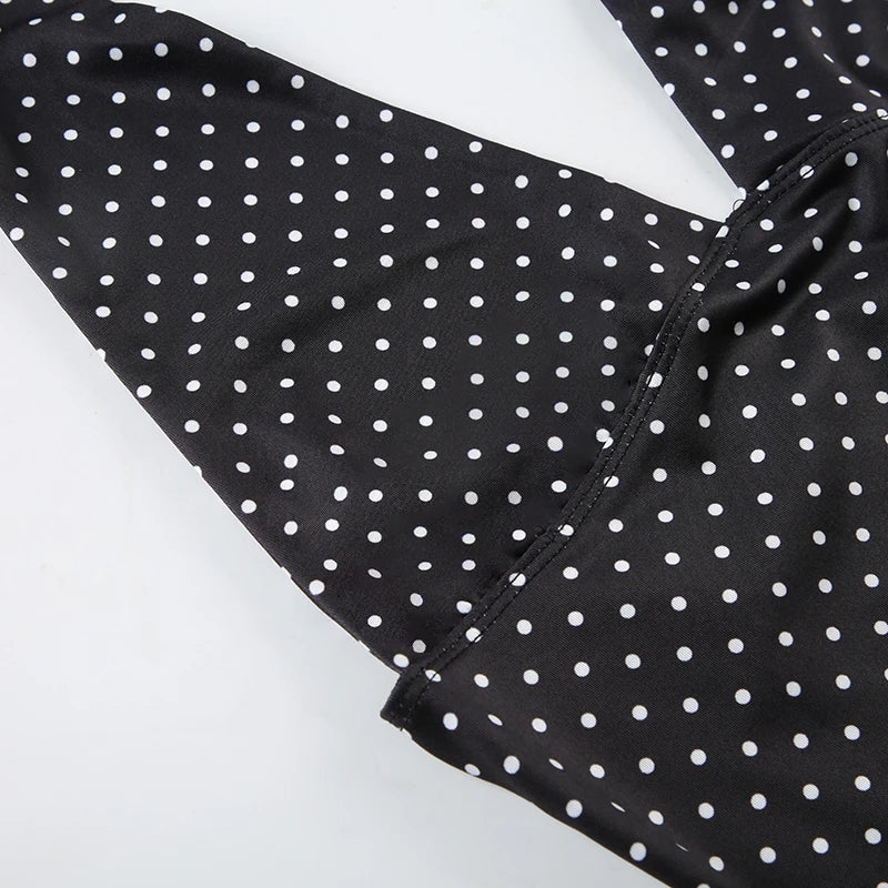 Luna Polka Dot Halter Top one-piece