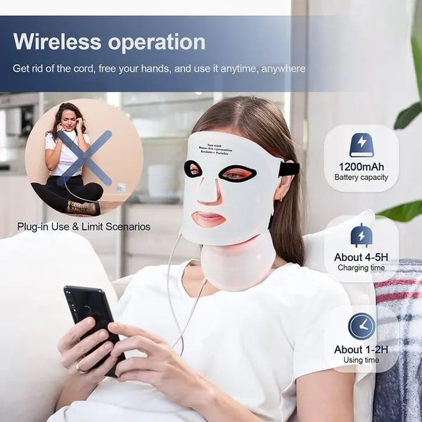Radiance 7-Color LED Face & Neck Mask