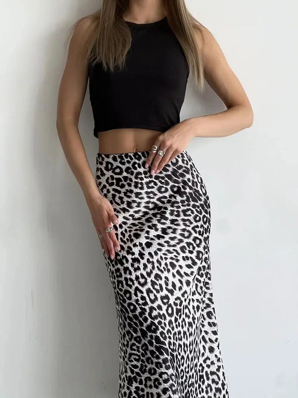 Ottilie Satin Midi Skirt One-piece