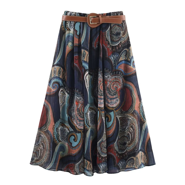 Mireille Elegant Midi Skirt One-piece