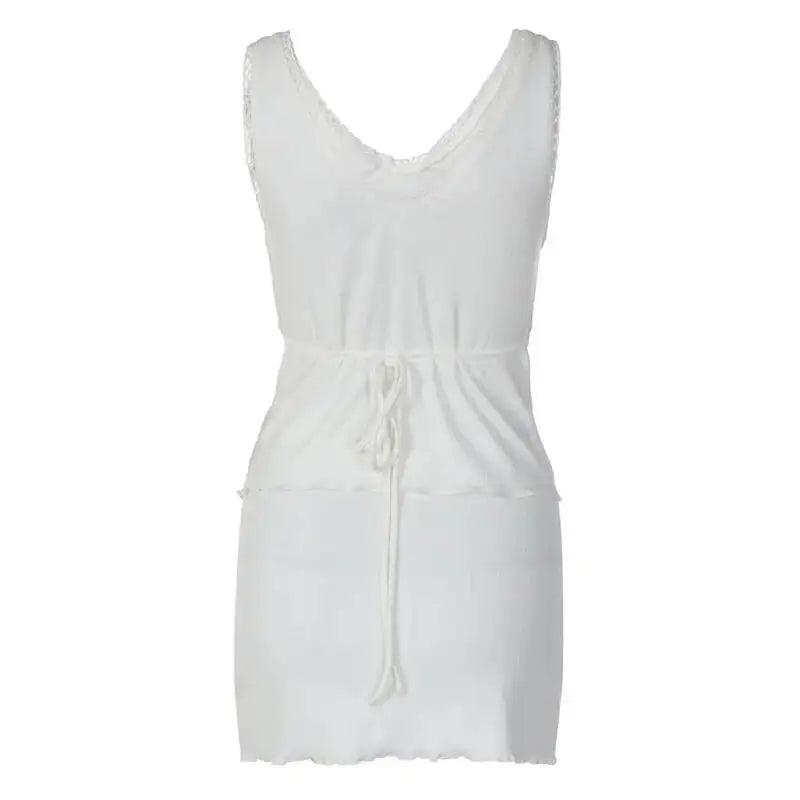 Isadora V-Neck Top & Mini Skirt Two-piece