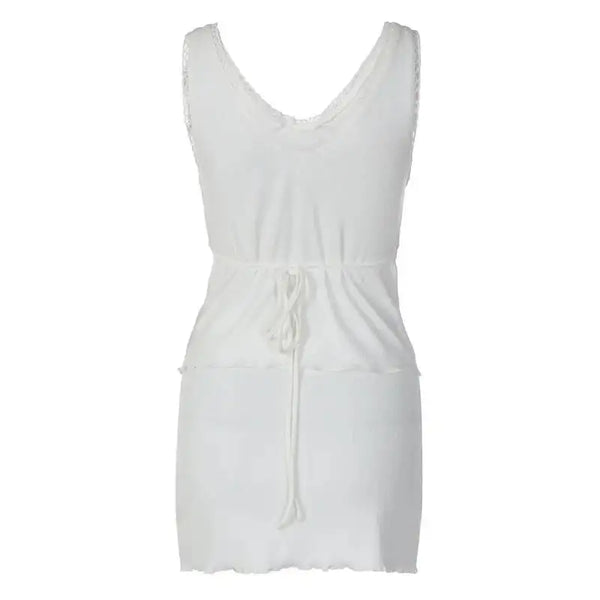 Isadora V-Neck Top & Mini Skirt Two-piece