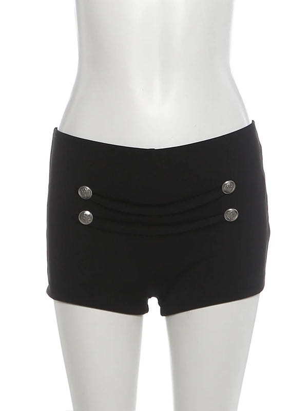 Rogue Buttoned Vest & Shorts Set Two-piece