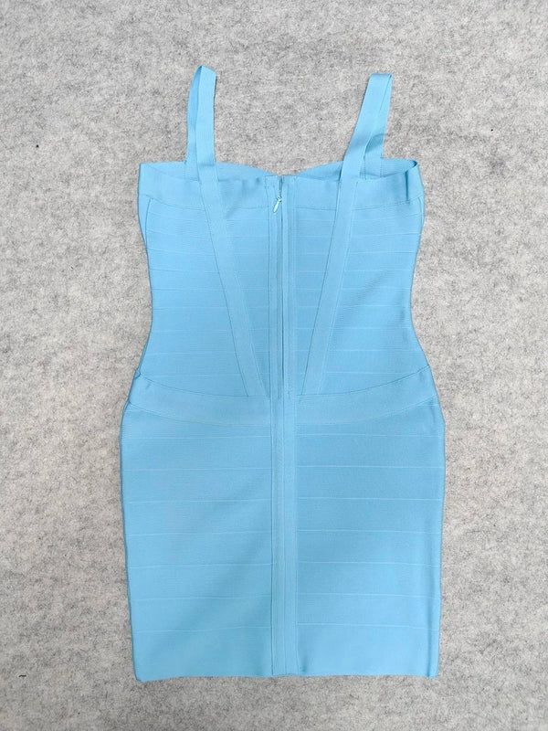 Calista Spaghetti-Strap Bandage Mini Dress