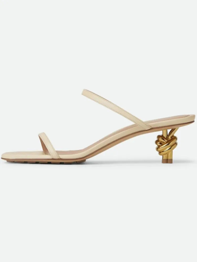 Vienna Square-Toe Party Sandals