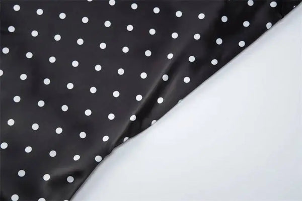 Alessandra Polka-Dot Lace-Up Mini Dress