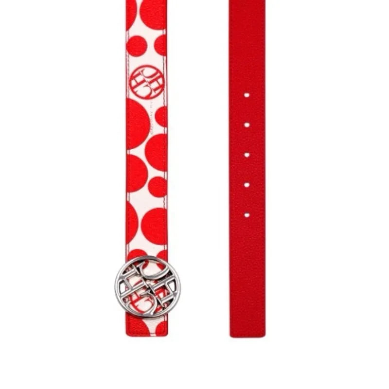 CHHC Spot Letter Pattern Belt Dual Size Double Sided Waist Strap Unisex Adjustable Hot Sale Fashion