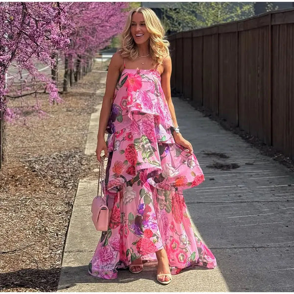Kendra Ruched Maxi Dress