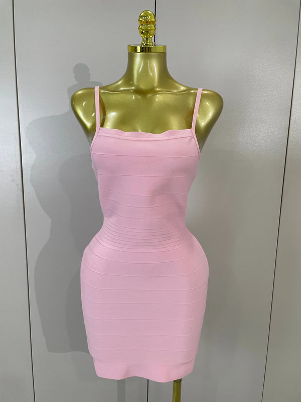 Aurelia Backless Bandage Bodycon Mini Dress