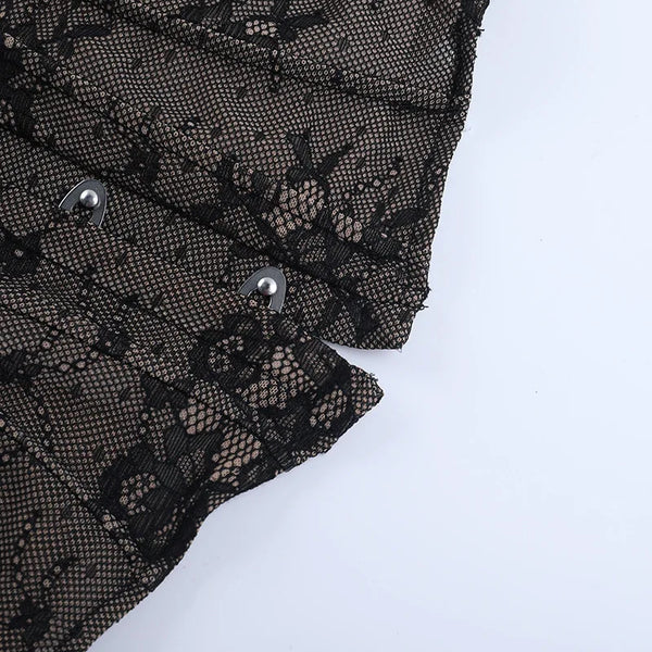 Aveline Lace Corset Cami Top One-piece
