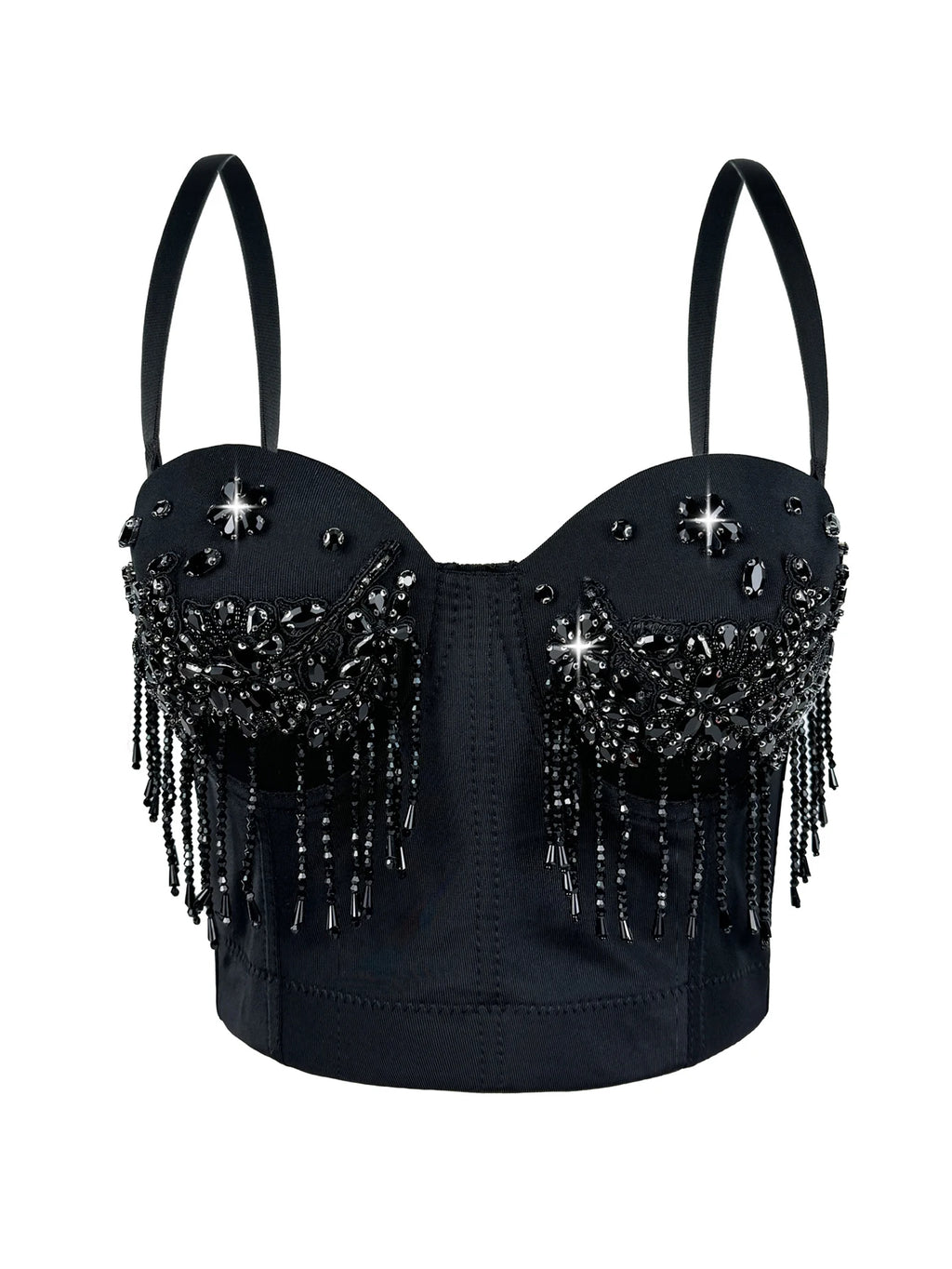 Sexy halter rhinestone corset crop top women summer club party tank tops for woman clothes cropped tube top hotwife streetwear