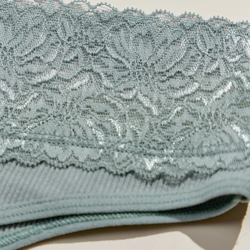 Danica Cotton Lace Brief Pack Lingerie 3-piece