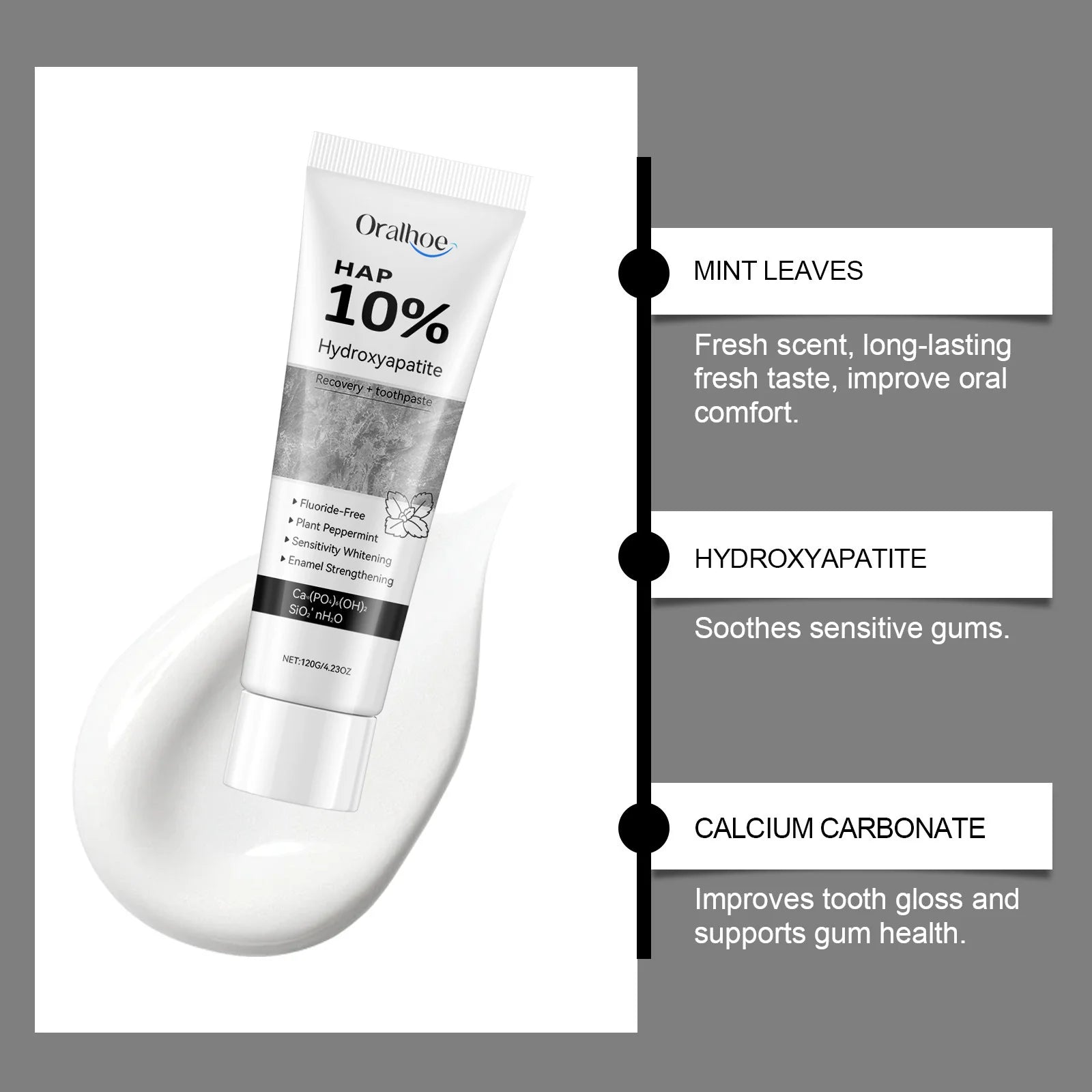 Hydroxyapatite Brightening Toothpaste