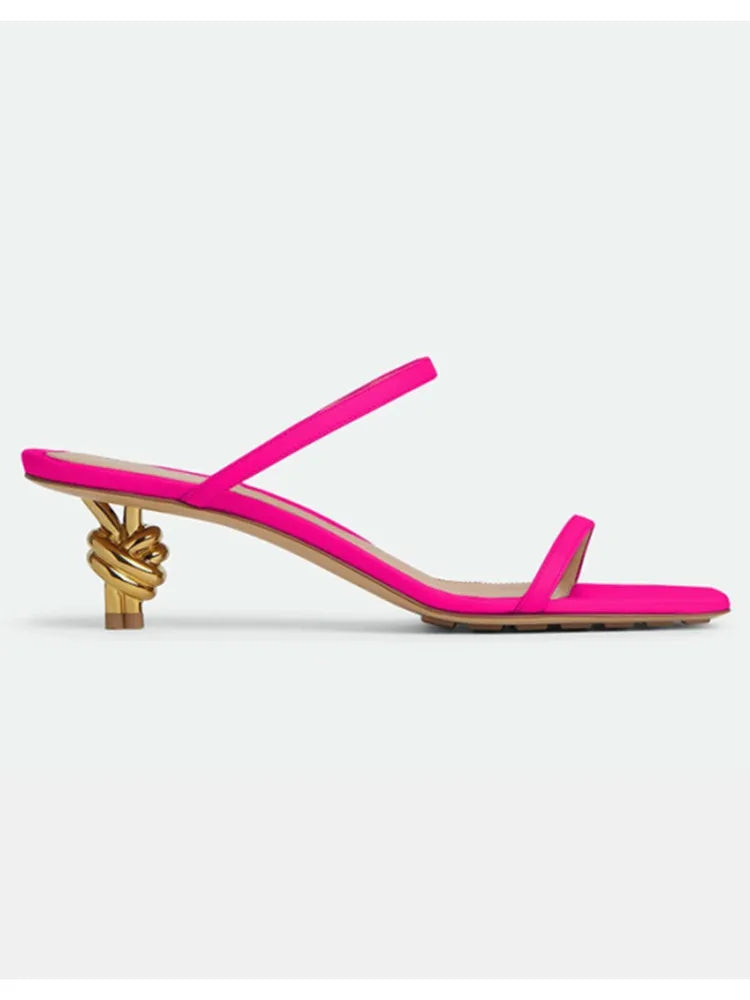 Vienna Square-Toe Party Sandals
