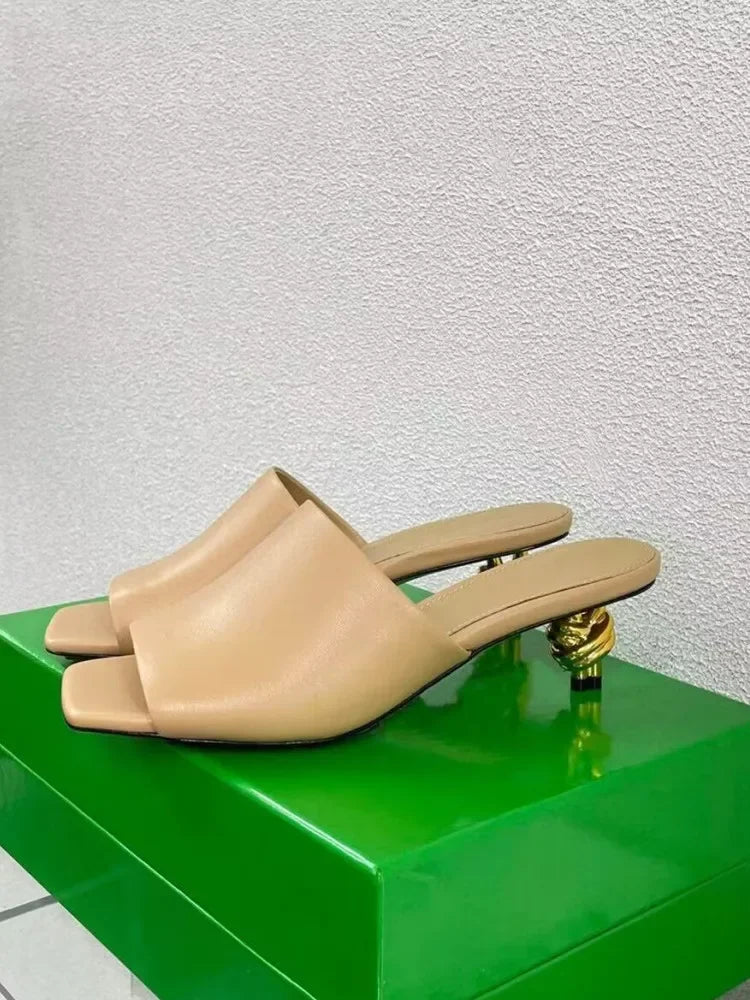 Vienna Square-Toe Party Sandals