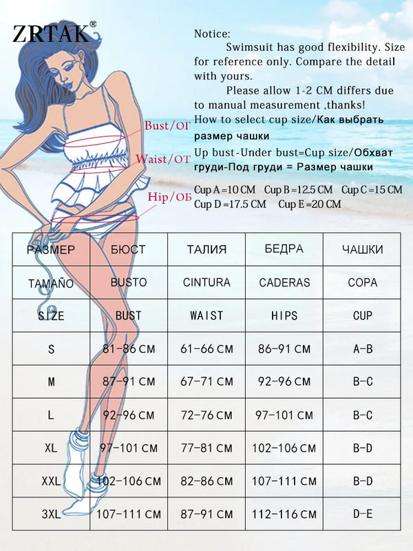 ZRTAK Swimsuit Women Swimwear Triangle Bikini Set Bandage Bathing Suit Sexy Biquini Brazilian Beachwear Bikinis Two Piece Suit
