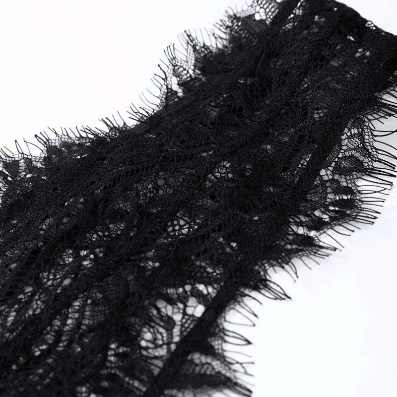 Alina Midnight Lace Sequin Maxi Dress