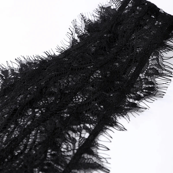 Alina Midnight Lace Sequin Maxi Dress