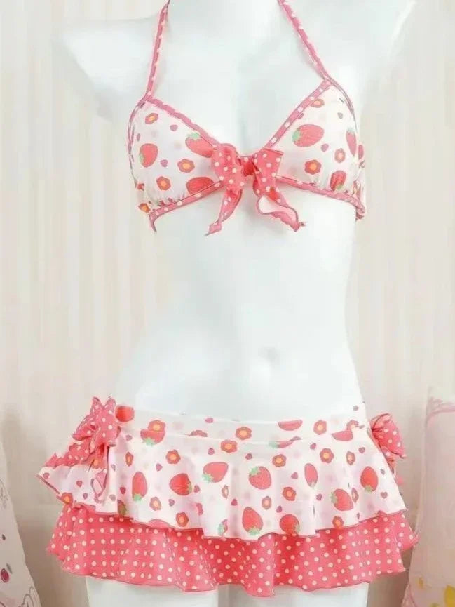 Aurelia Printed High-Waist Bikini Two-piece