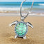 Odeline Sparkling Turtle Pendant Necklace