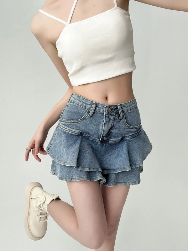Nerissa A-Line Mini Skirt One-piece