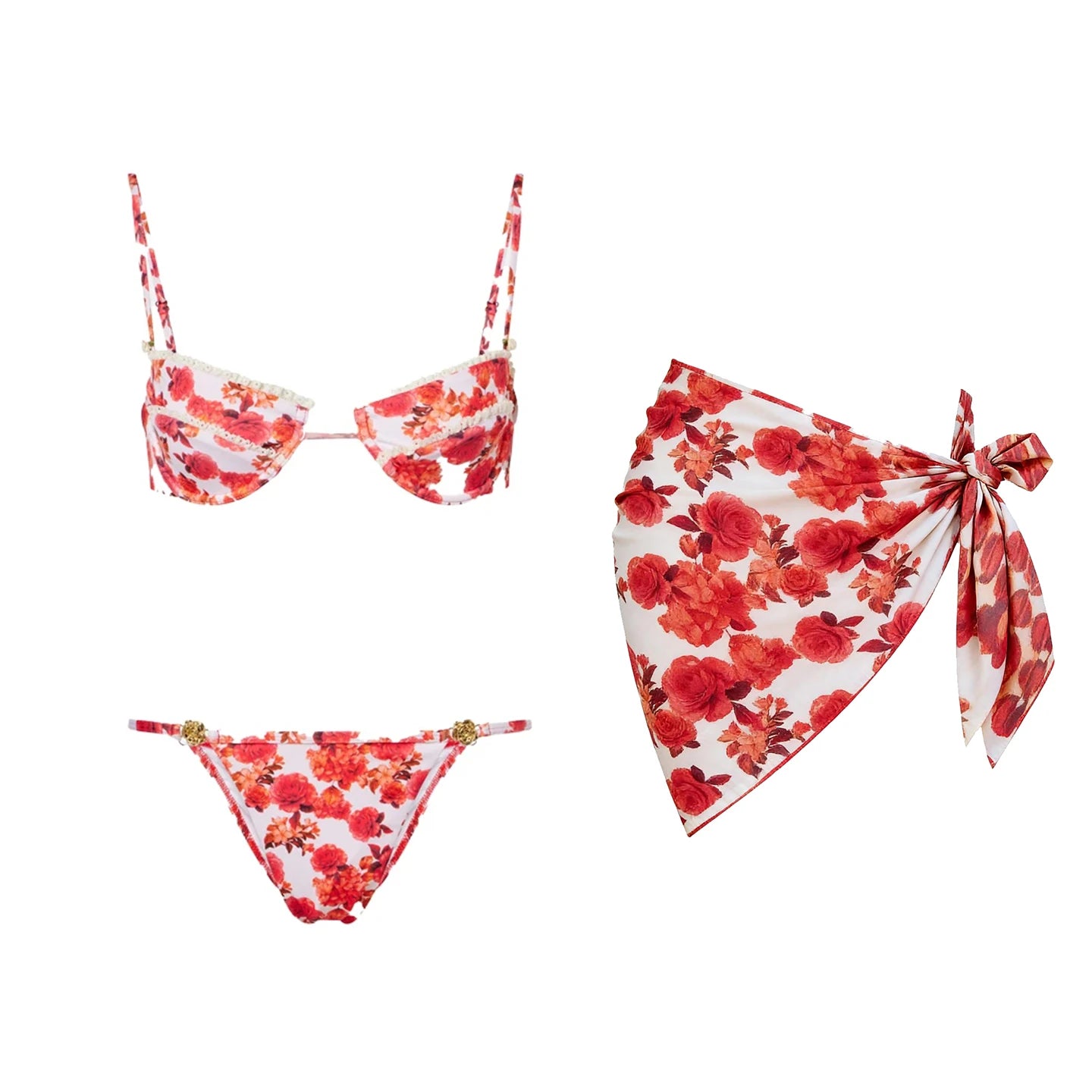 Zahara Printed Micro Bikini Two-piece