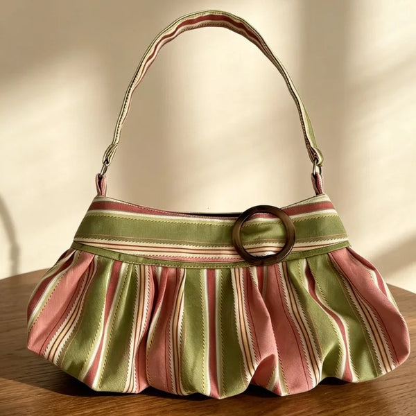 Zuri Contrast-Print Underarm Bag