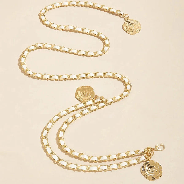 Flora Flower Pendant Waist Chain