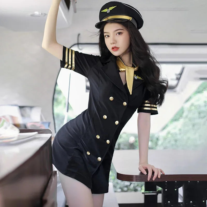 Noir Police & Stewardess Costume Collection Main image