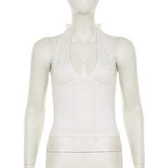 Luna Polka Dot Halter Top one-piece