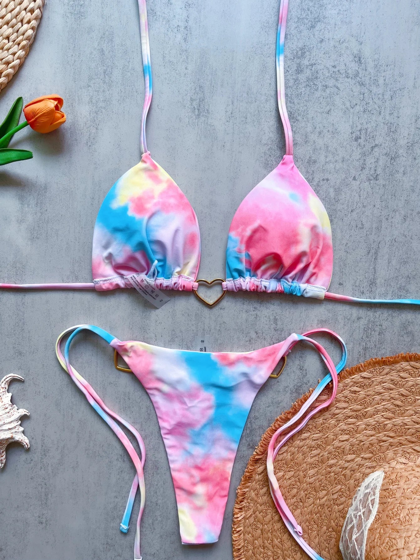Roxana Printed Push-Up Thong Bikini Two-piece Secondary image