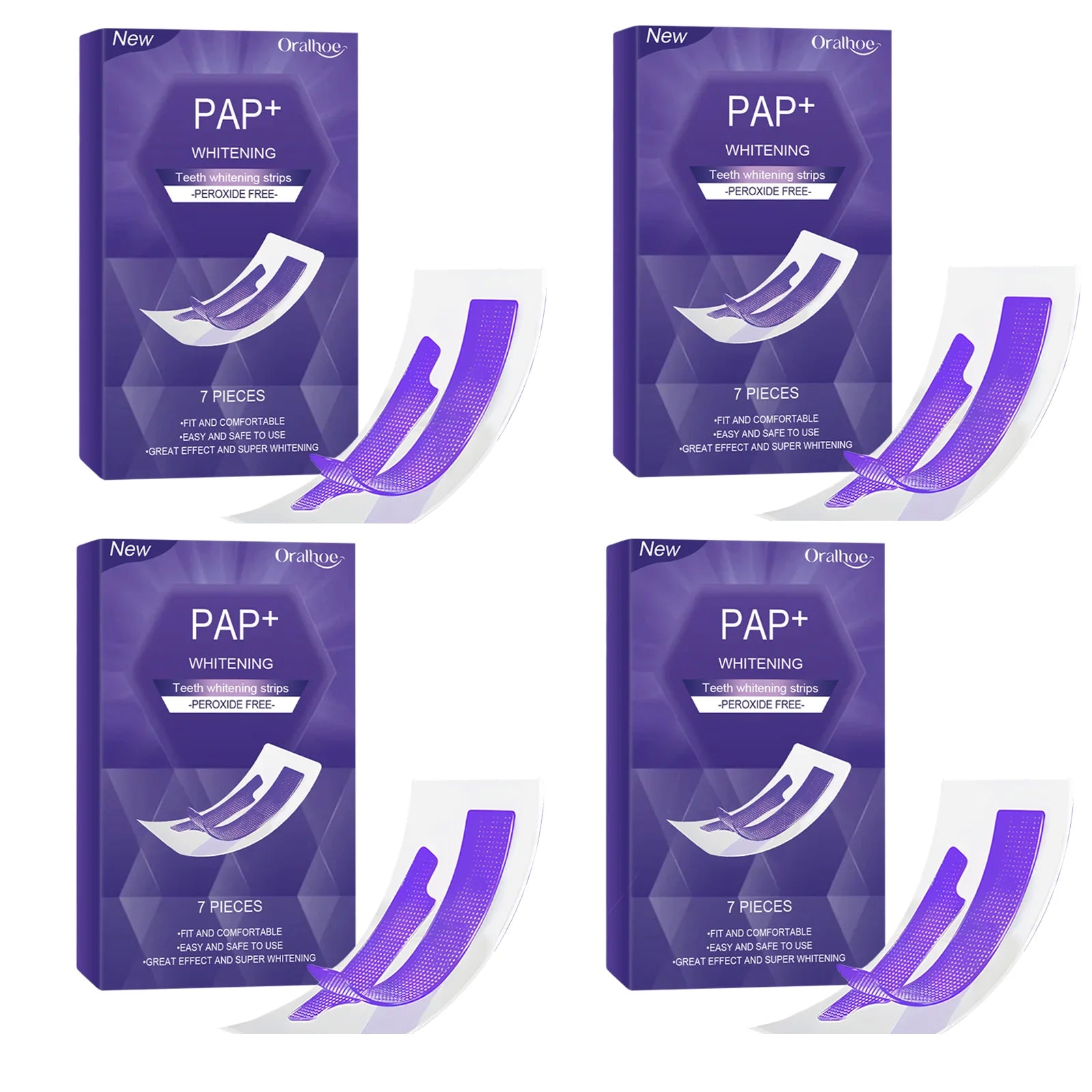 Violet Brightening Dental Strips