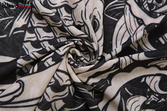 Jenny Midnight Dragon Long Sleeve Maxi Dress