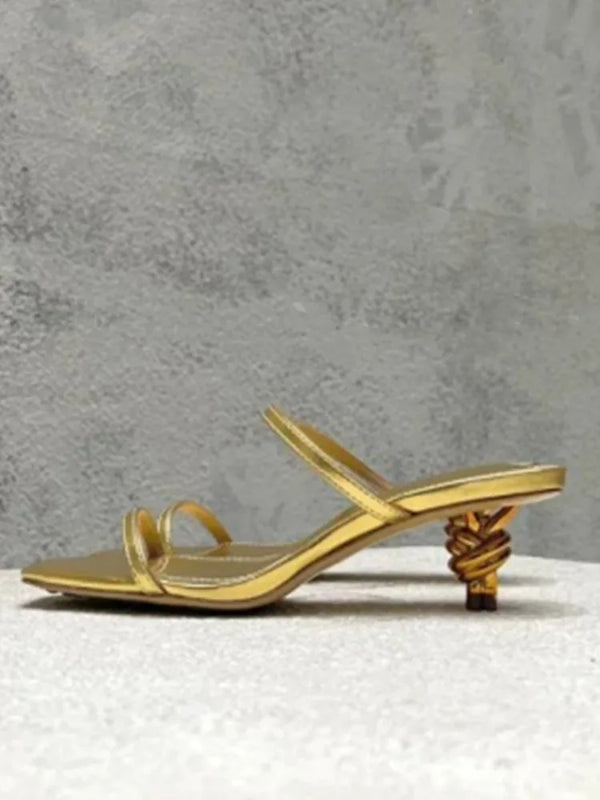 Vienna Square-Toe Party Sandals