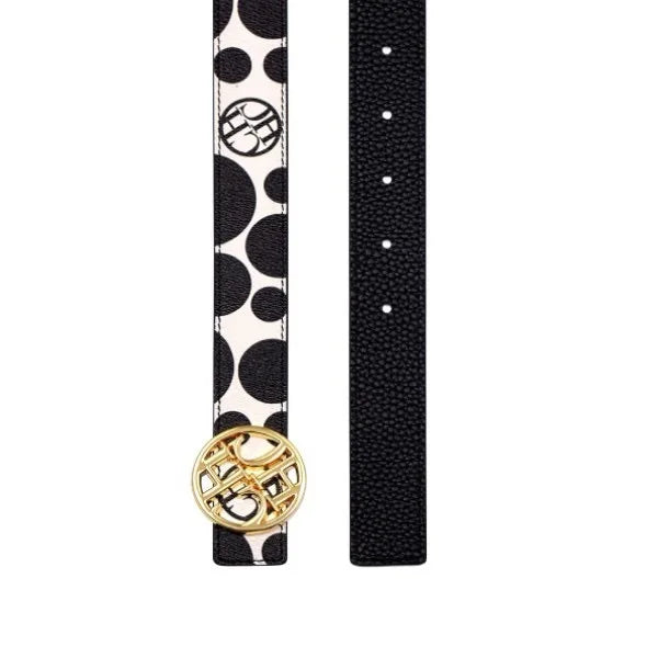 CHHC Spot Letter Pattern Belt Dual Size Double Sided Waist Strap Unisex Adjustable Hot Sale Fashion