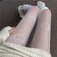 Amora Heart-Mesh Fishnet Pantyhose