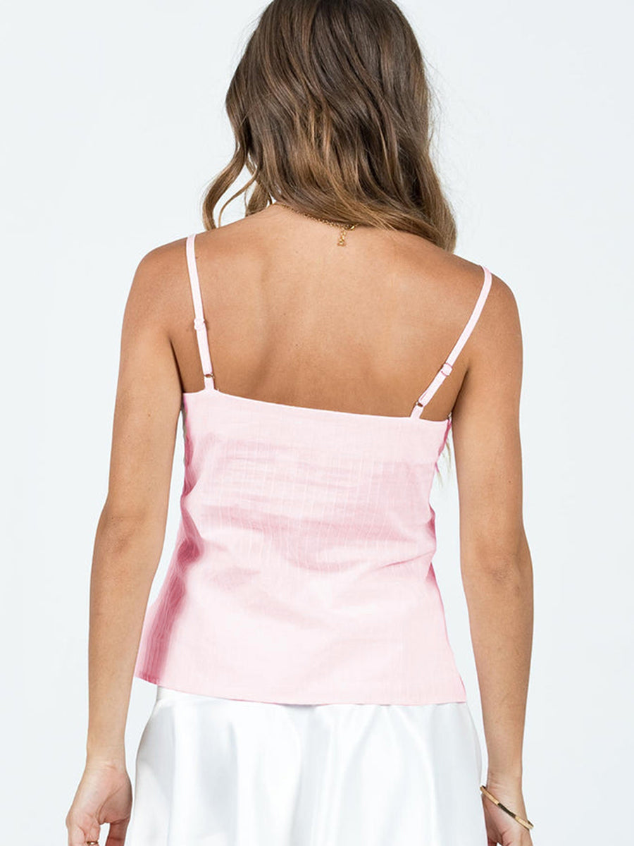 Luna Blush Multi-Style Lace-Trim Camisole Top One-piece