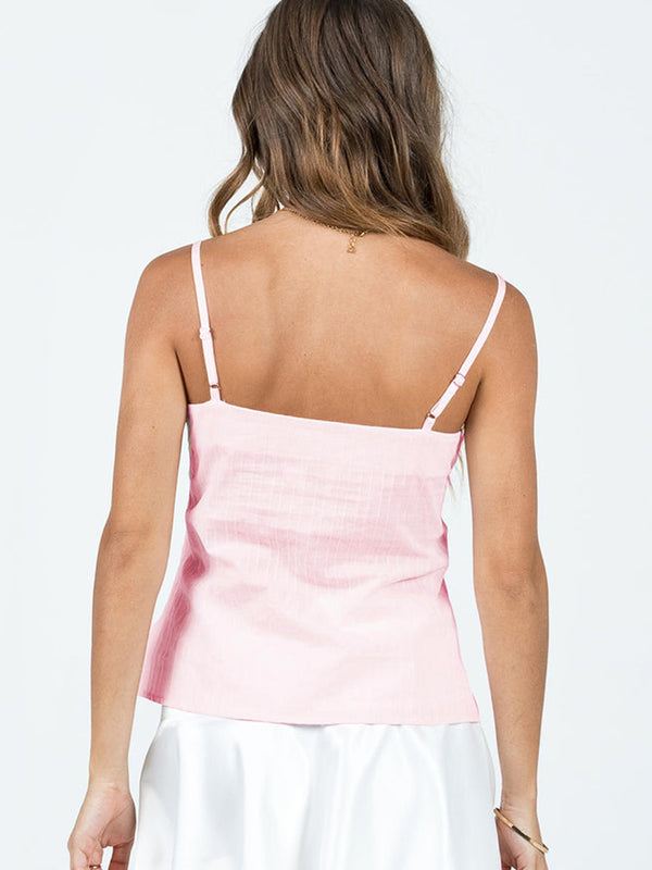 Luna Blush Multi-Style Lace-Trim Camisole Top One-piece