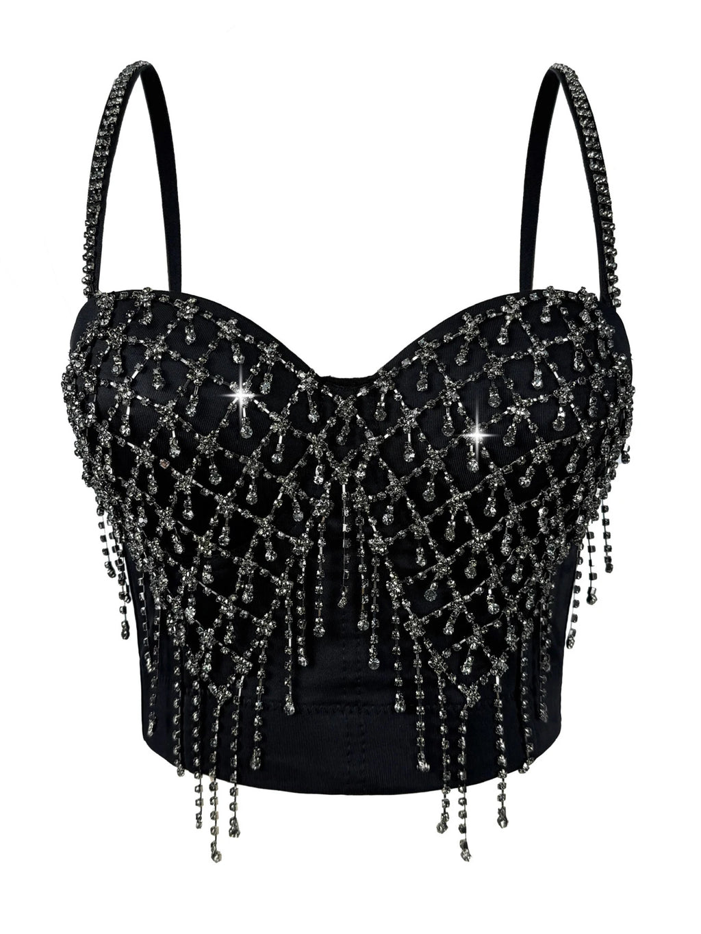 Sexy halter rhinestone corset crop top women summer nightclub party tank tops woman 2026 y2k clothes bra top hotwife street wear