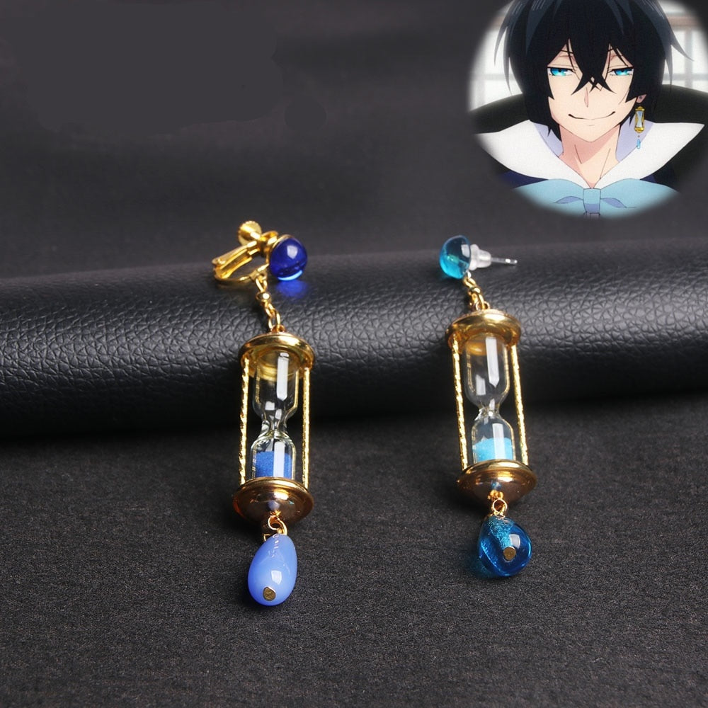 Azure Hourglass Drop Earring Collection