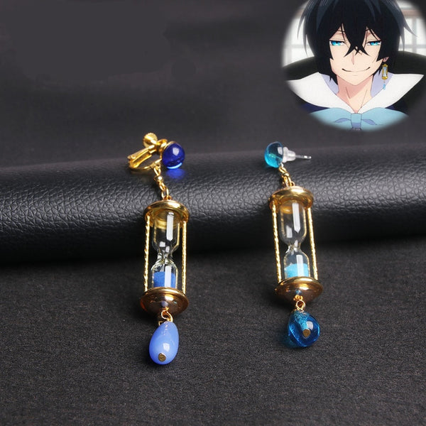 Azure Hourglass Drop Earring Collection