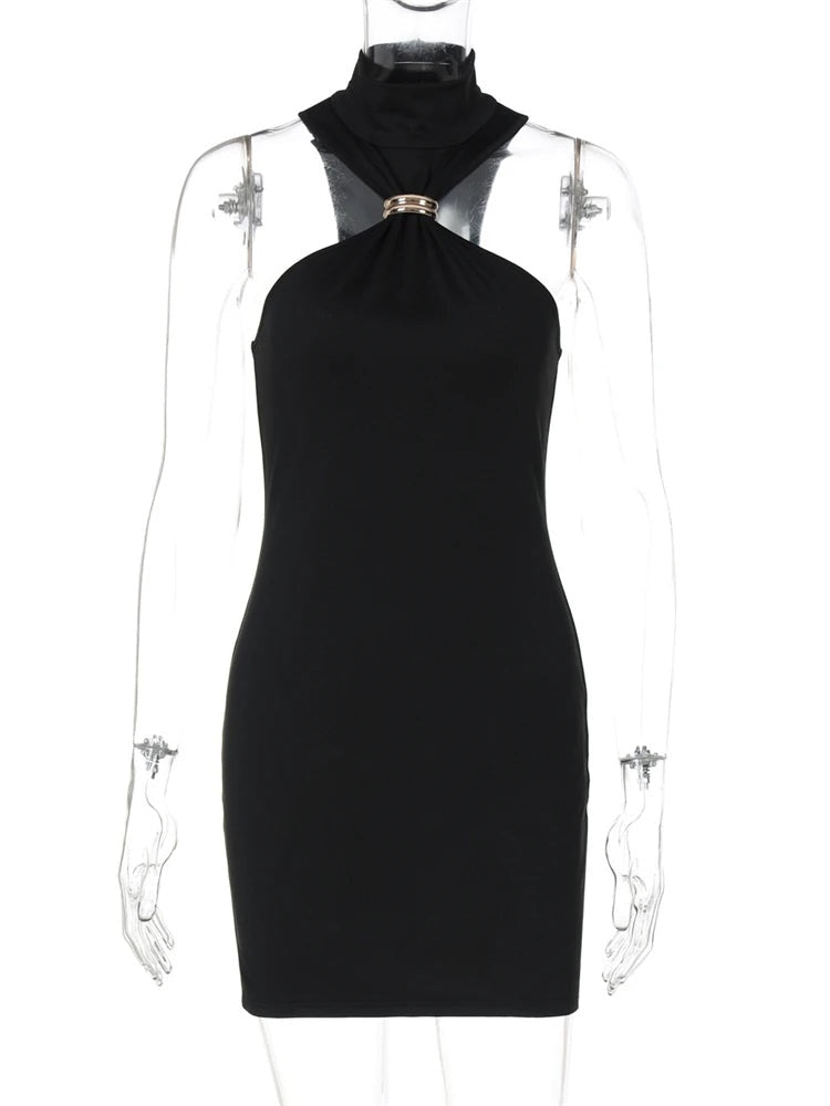 Paloma Zip Front Bodycon Mini Dress