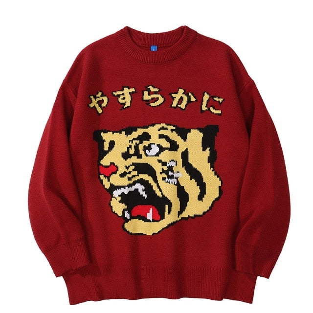 Tokyo Tiger Graphic Knit Sweater One-piece Secondary image