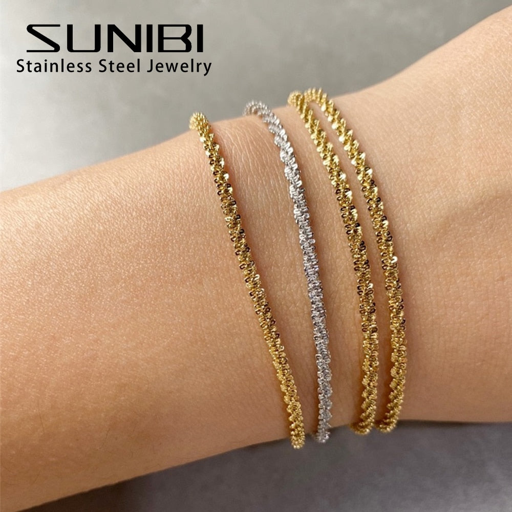 Aurelia Minimalist Polished Charm Bracelet Main image